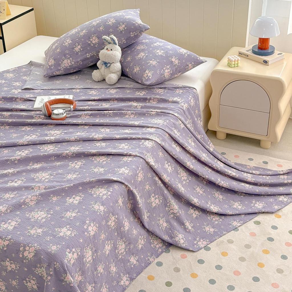 Class A Baby & Mom Double Layer Gauze Printed 3-Piece Bedding Set - Washed Cotton
