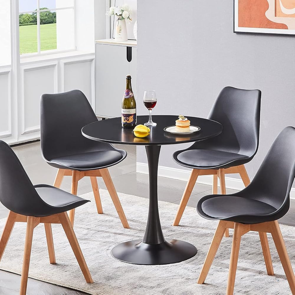 Probasto Round Table, 70cm wide x 73cm high. Suitable as a dining table, side table, or cafe table.