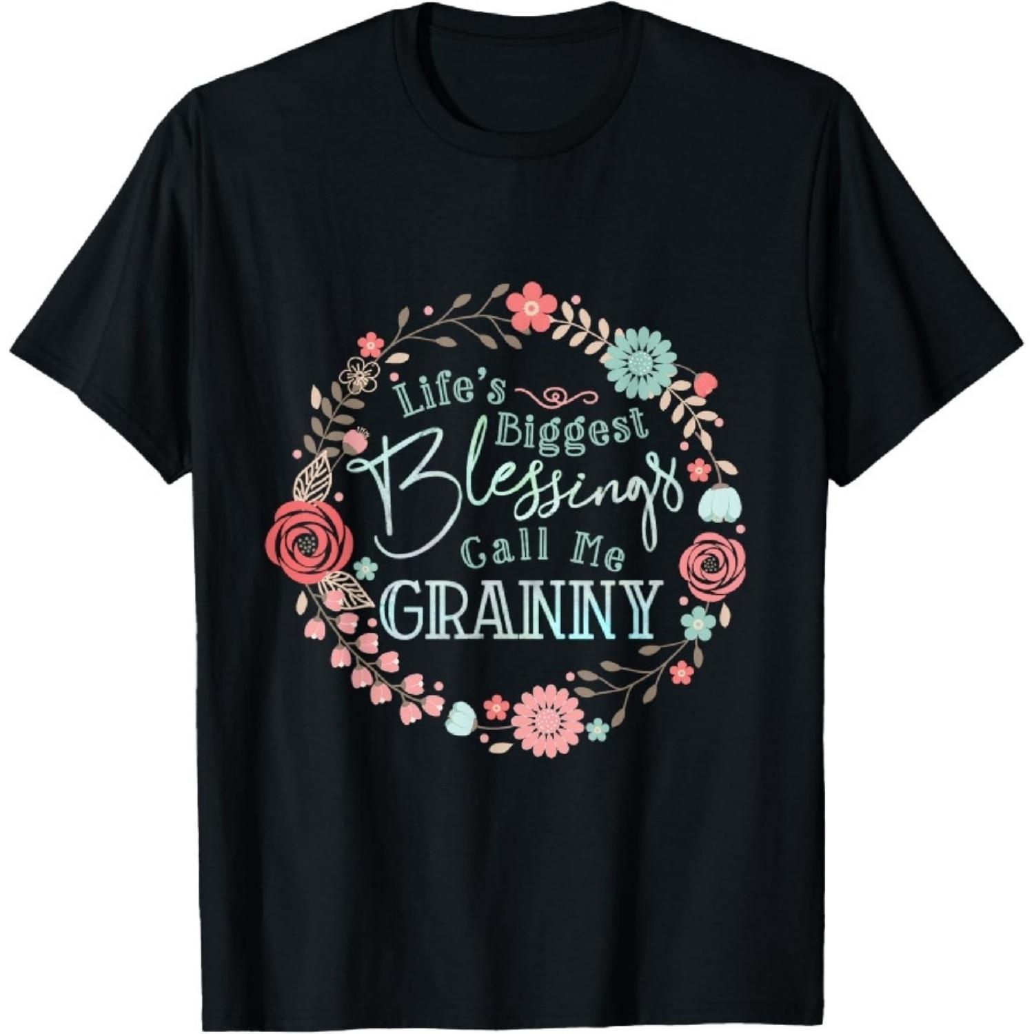 

Cute Granny T-Shirt Grandmother Shirt Granny Tee T-Shirt XXXXXL чорний