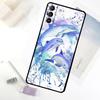 Ozean Delfin Handyhülle Für Samsung Galaxy S25 S24 S23 S22 S21 S20 S26 Ultra S10 Plus S23 FE S25 FE Hülle