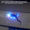 Solar Powered Gecko LED Light Gecko Shape Car Signal Lamp New Solar Warning Light  Driving Warning
