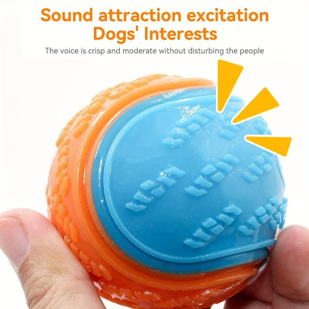 Interactive Squeak Toys Soft TPR Toys for Dog Pet Teeth Cleaning Bit Toy Durable Crew Ball Pet Grinding Teeth Toy Supplies Chew