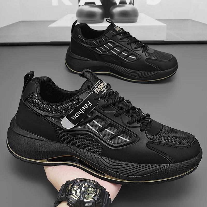 

MAEDEF Men s Shoes Casual Sneakers Breathable White Running Sports Shoes Tennis Shoes for Men Travel Walking Flats Mens Sneakers 39 чорний