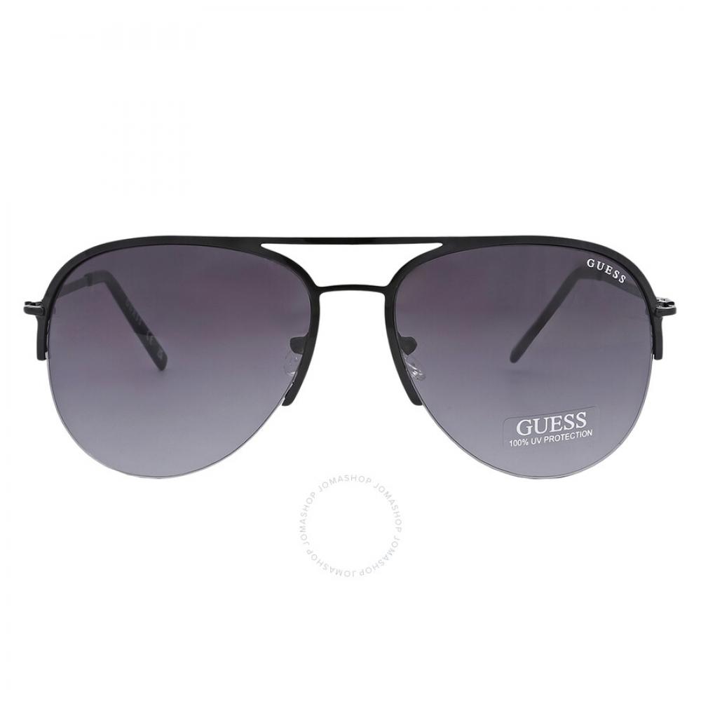 

Guess Factory Серые мужские солнцезащитные очки с градиентом Pilot GF0224 01B 58