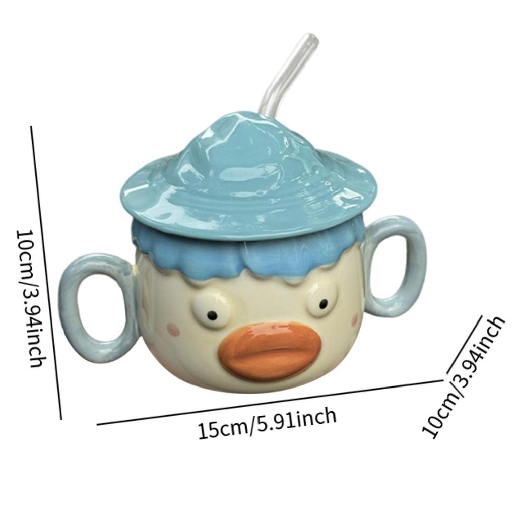 Cartoon Ceramic Coffee Mug Creative Milk Cup Drinkware Juice Birthday Gifts
