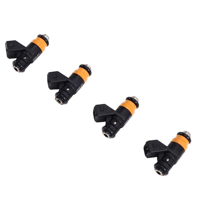 4PCS H029611 Fuel Injector For Renault MEGANE CLIO SCEINIC KANGOO 1.4 16V K4J 1999-2007