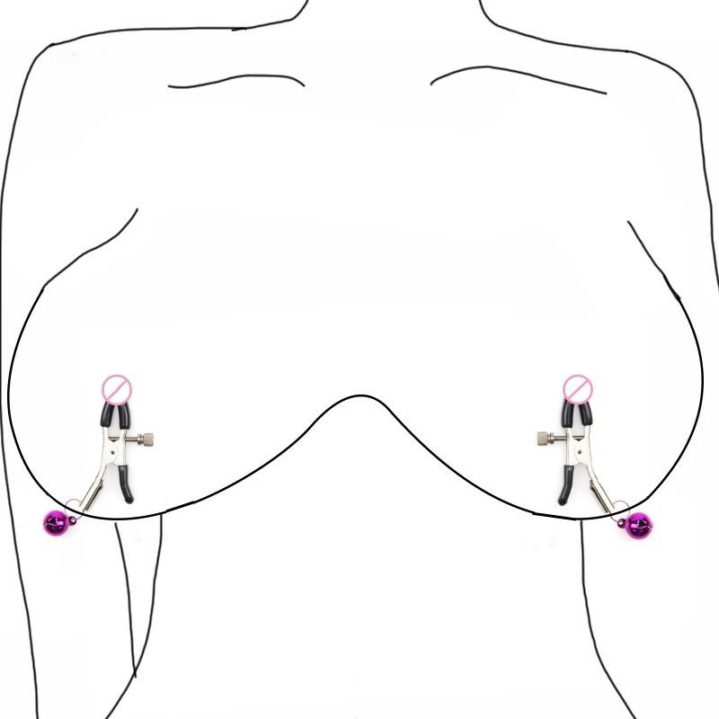 Breast Clips Adjustable Nipple Clamps with Bell Masturbation Sexy Toys Slaves Bdsm Bondage Fetish Exotic Accessories for Couples