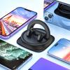 Dashboard Phone Holder 360 Degrees Rotatable Mobile Phone Stand Hands-free Navigation Car Mount with Clip-On Silicone Base