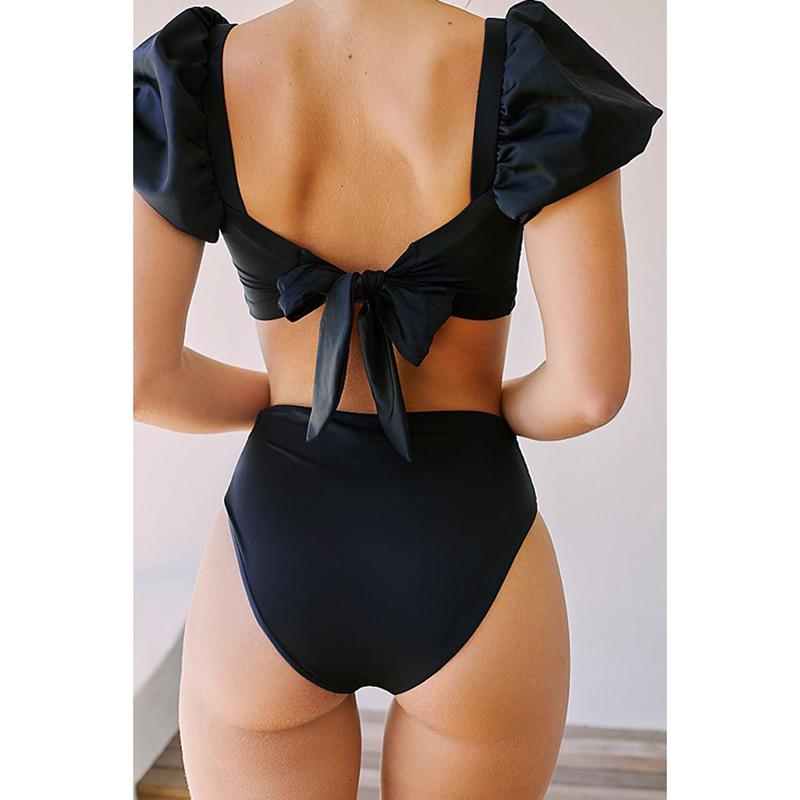 Buy Sexy Bikini Solid Color Tankini 