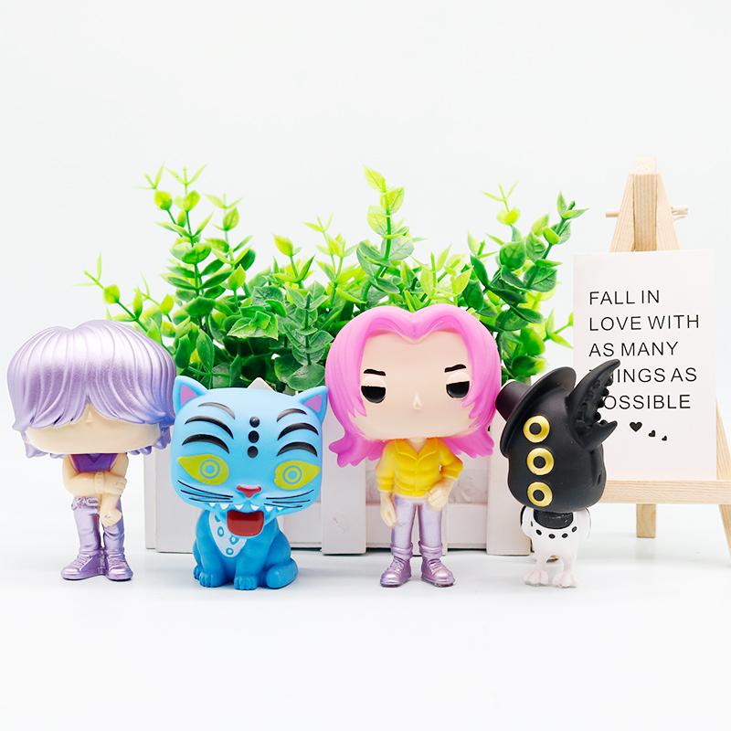 10pcs Kpop Demon Hunters Figure Pvc Model Anime Figurine Collection Statue Desk Decoration Dolls Children Toys Halloween