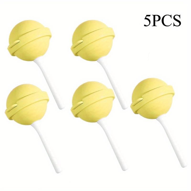 5PCS Lollipop Molds Silicone Home Ice Baseball DIY Mold Mini Ice Cream BPA Free Whiskey Bar Supplies Maker for Chocolate Dessert