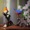 Niedliche Elster Bonsai Statue Cartoon Miniaturen Figur Desktop Dekoration Tierskulptur Rasen