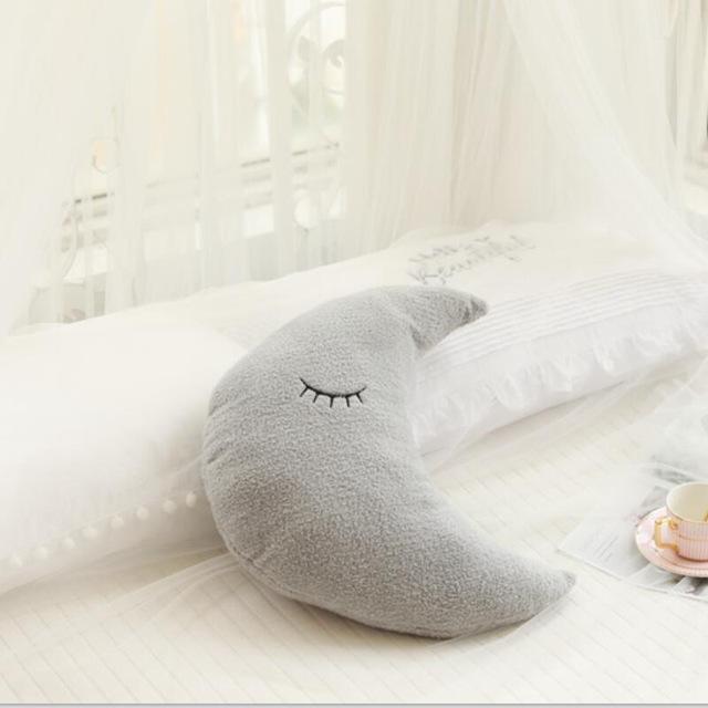Stuffed Cloud Moon Star Raindrop Plush Pillow Soft Cushion Cloud Stuffed Plush Toys For Children Baby Kids Pillow Girl Gift