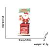Santa Reindeer Desktop Ornament Wooden Christmas Houses Village Tabletop Decoration For Home Xmas 2026 2027 New Year Party Decor