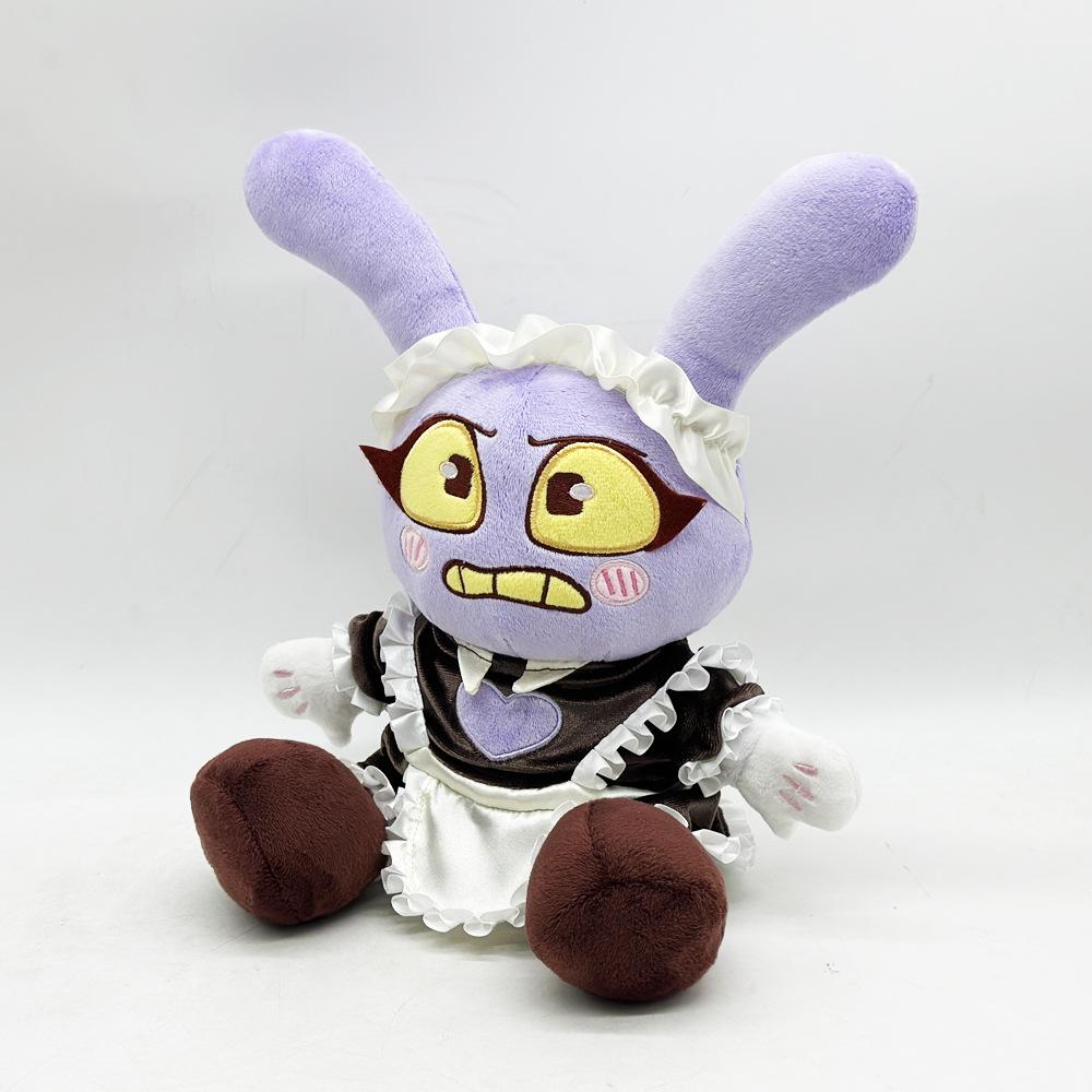 

New Doll Circus Animal Purple Maid Set Rabbit Plush Doll Doll 28cm
