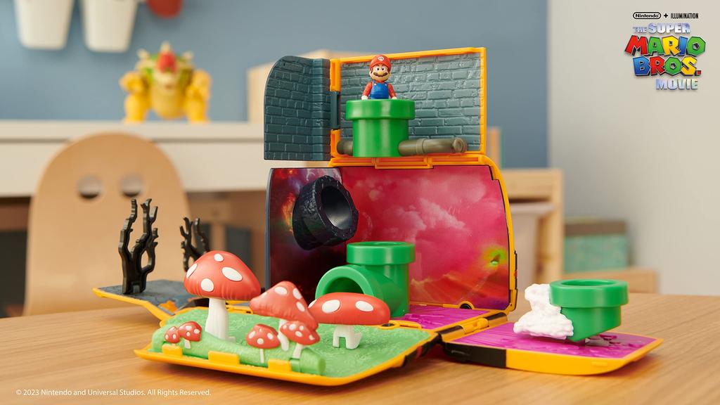 Boeki The Super Mario Movie Playset Van Miscellaneous Goods San-ei Bros. W8.5×D15×H9.2cm TSM-12