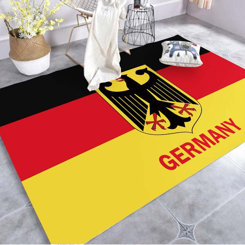 

National Flag Floor Mat Entrance Shoe Changing Area Foot Mat Dirt Resistant and Non Slip Mat Washable Bathroom Floor Mat 40*60cm [crystal velvet]