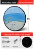 Wide-Angle Convex Mirror for Indoor/Outdoor Corner Parking Lot Use