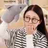 Movable Baby Shark Hand Puppet Plush Toy with Open Mouth Feature