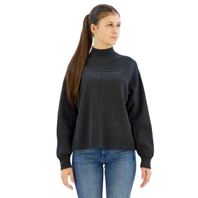 Maglione boxy a collo alto