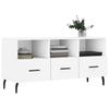 Vidaxl Szafka Pod Tv, Biała, 102X36X50 Cm, Materiał Drewnopochodny