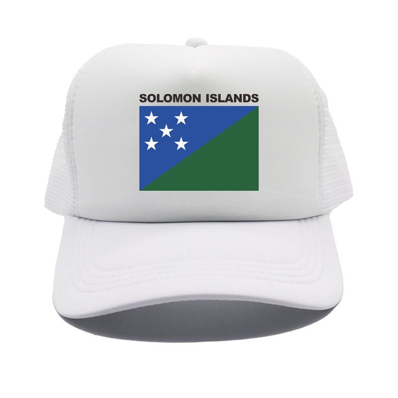 Șapcă de camioner din Insulele Solomon Pălărie de vară unisex cu drapel de țară rece Șepci de baseball Șepci de plasă unisex în aer liber
