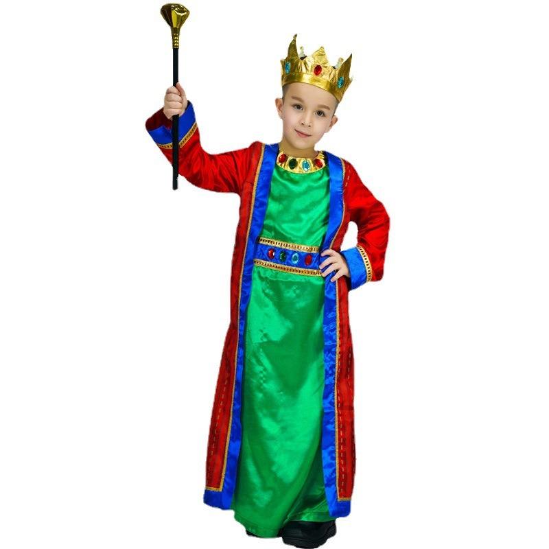 Masquerade party costumes stage costumes halloween cosplay costumes children's little king costumes