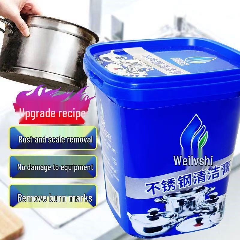 Multipurpose Stainless Steel Cleaning & Stain Remover for Burnt Pots, Tile Polishing & Rust Removal