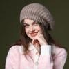 Elastic Knitted Berets British Style Artist Hat New Design Retro Painter Hat  Winter