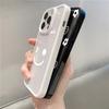 Cute Smile Flower Clear Phone Case for Samsung Galaxy S25 S24 Ultra A56 A55 A54 A06 A16 A35 A34 A15 5G S23 S22 FE Silicone Cover