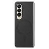 For Samsung Galaxy Z Fold4 5G Magnetic Case Leather+TPU Phone Cover with Screen Film