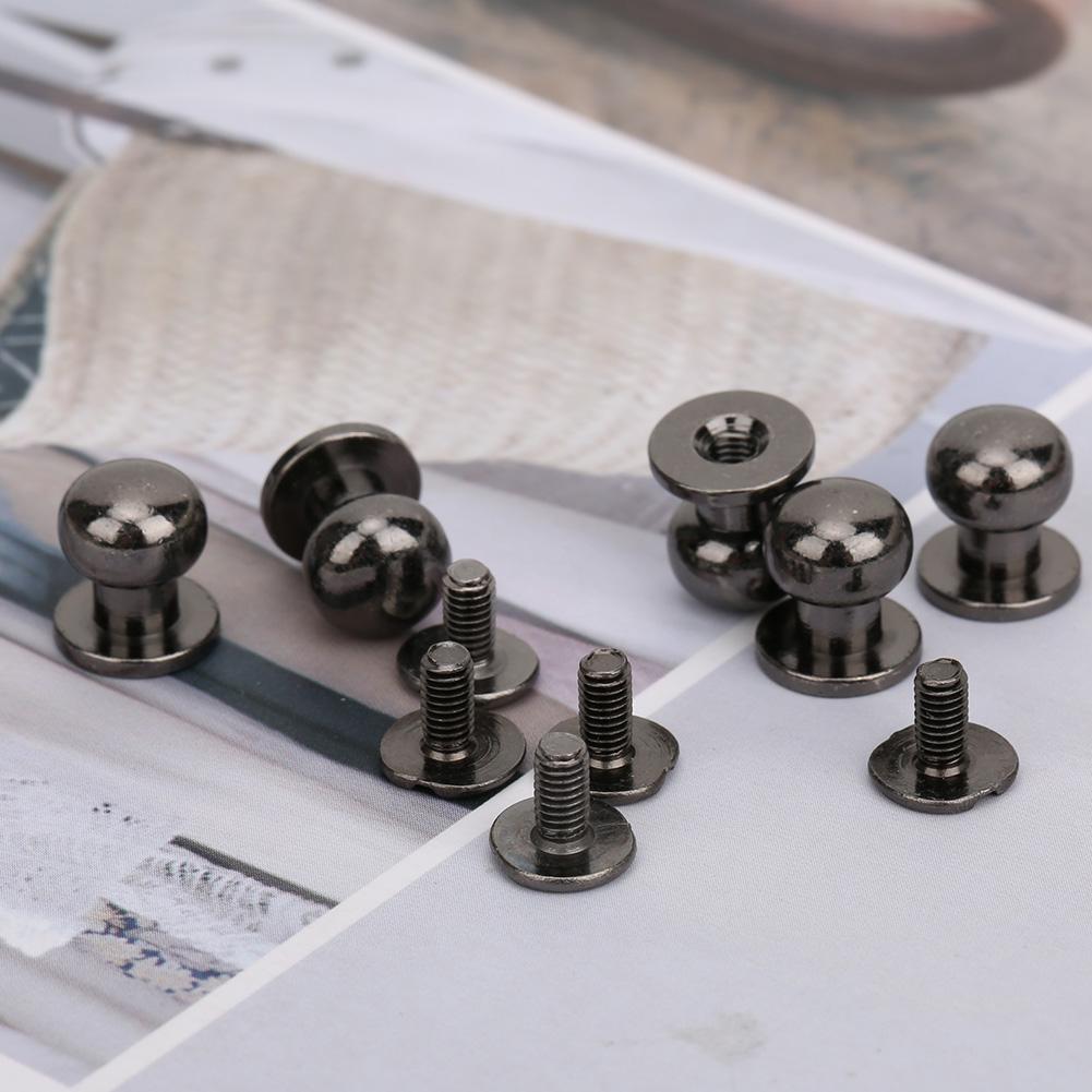 20PCS 9 X 8mm DIY Copper Rivets Round Head Nipple Nail Bag Shoes Accessories for LeatherGun Color 9