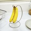 Banana Hanger, Stainless Steel with Hook Fruit Stand, Keep Bananas Free Longer, Space-Saving Rack for Kitchen Countertop