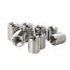 Stainless Steel Self-Tapping Threaded Insert with Small Slot for Internal and External Conversion