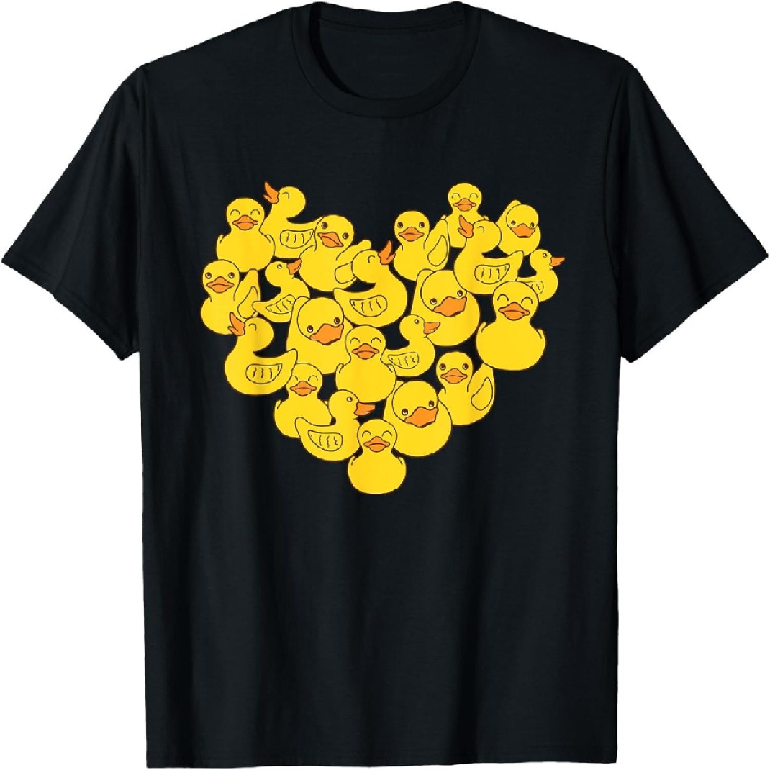 Duck Heart Symbol Love - Duck Lover T-Shirt S
