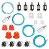 23pcs/set Blue Lines and Filter Element Fuel Parts Hose Tools Gas Battery Pipe Tubing Garden Kit Water Watering Accessories