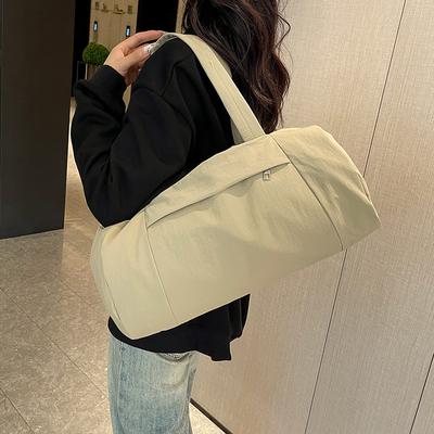 Women's Fashionable Luggage Bag, Casual Outdoor Play Storage Bag, Hand-held Storage Bag, Simple Daily Fitness Yoga Bag