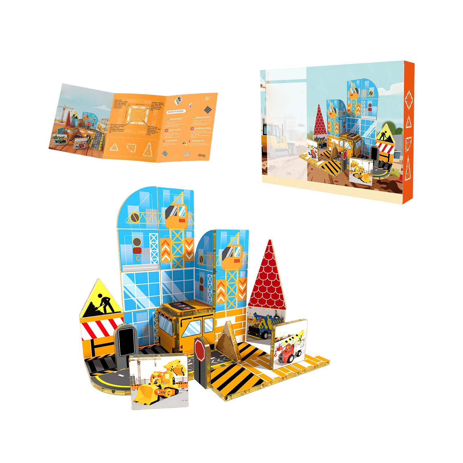 Magnetic Building  , Magnetic Puzzle, Magnetic Assembly, Educational Toys For Children.