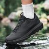 LD4 No Standard Flat Replacement Low-top Going Out Hiking Shoes Light Luxury Waterproof and Non-slip Off-road Running Men's Shoes