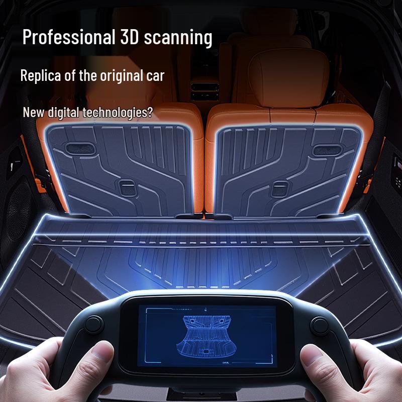 Galaxy M9 TPE25 Trunk Mat: Special Integrated Tail Box Mat for Car Interior