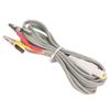 5PCS Clip Electrode Wire Portable Physical Therapy Electrode Wires Cable Clip for TENS Machine Grey