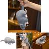 Niedliches Graue Maus Plüschtier Realistische Tierdekoration für Zuhause 32cm Höhe