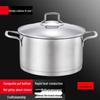 Yingbai Universal 304 Stainless Steel Soup Pot with Steamer