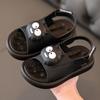 Baby Toddler Girl'S Sandals Pvc Princess Sandals Kids Soft Anti Slip Breathable Roman Shoes For Boys Children Students Sandals