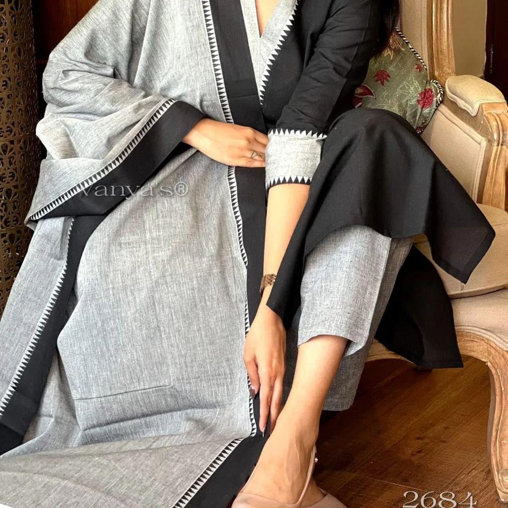 Party Wear Indisk pakistansk Salwar Kameez Kurti Sett Bollywood Etnisk Top Tunika Wear