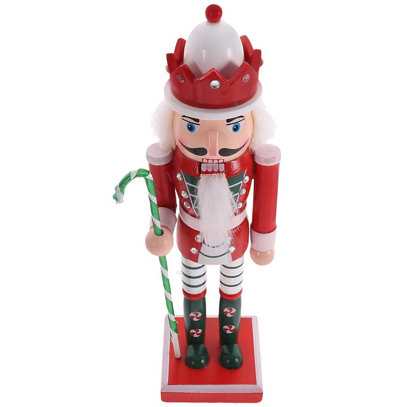 Weihnachten Nussknacker Holz Vintage Puppet Kreative Handwerk Geschenk Weihnachten Dekorationen Hause Ornament