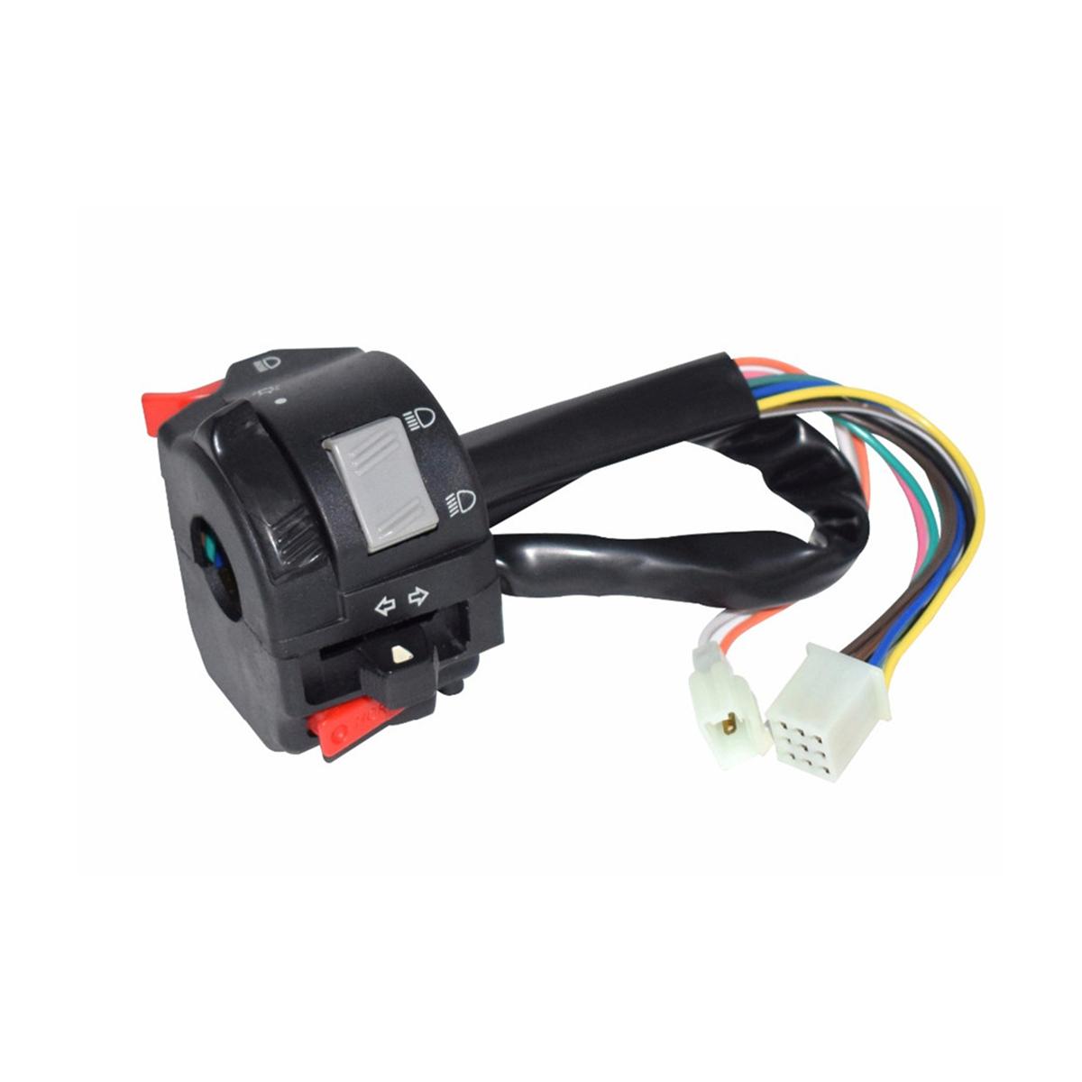 

22 мм Универсальные мотоциклетные квадроциклетные переключатели управления на руле Фара Противотуманная фара Свет