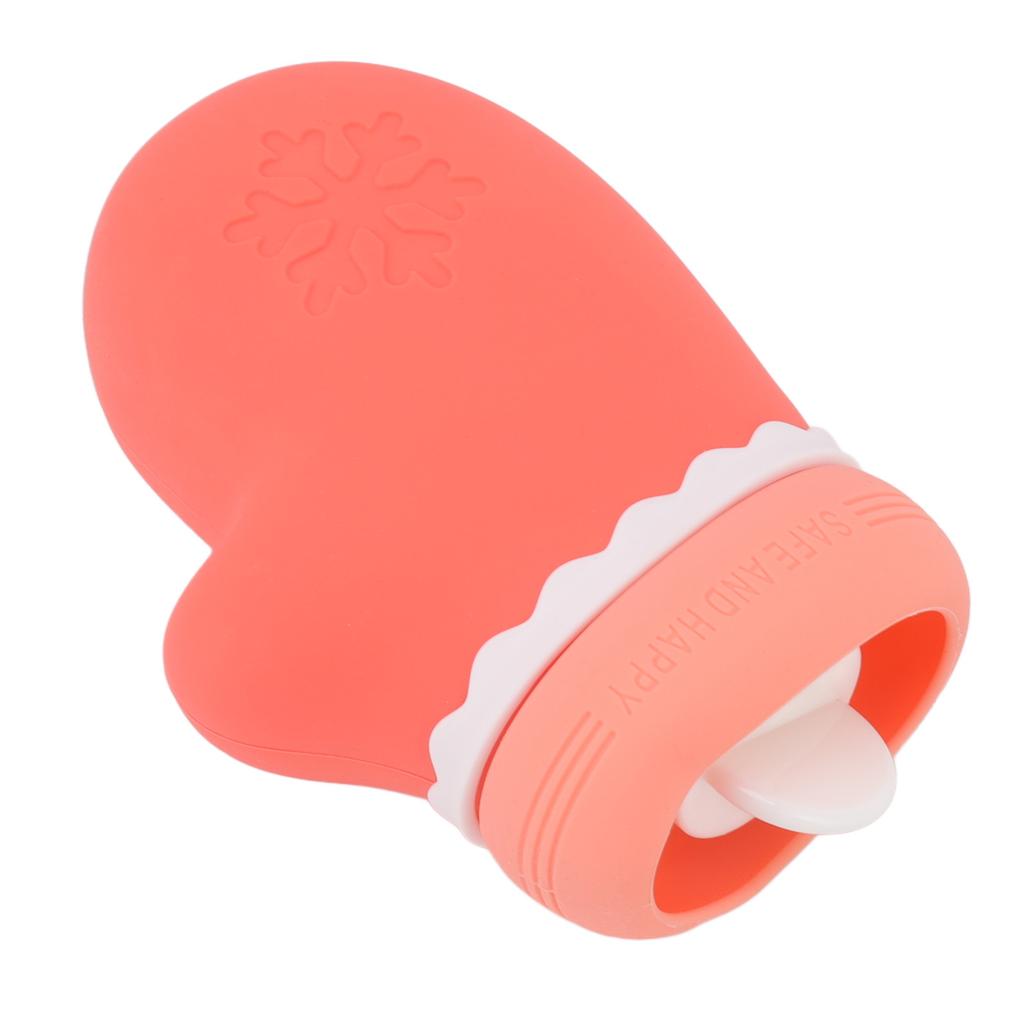 Silikon Heißwasserflaschenbeutel Niedlich Mikrowellengeeignet Tragbar Warmwasserbeutel Beutel für Studenten Rosa