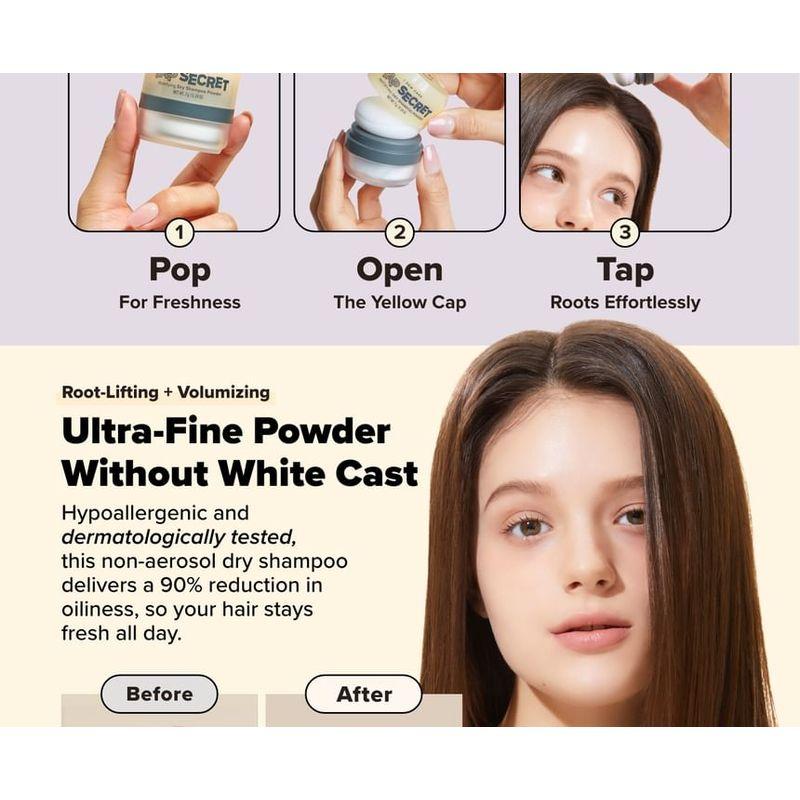 I DEW CARE - Tap Secret Mattifying Dry Shampoo Powder - 5 Colors