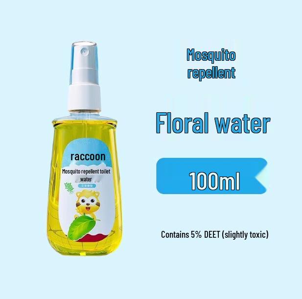 

Raccoon Flower Mosquito-Repellent Spray for Kids – DEET, Portable Outdoor Insect Protection
